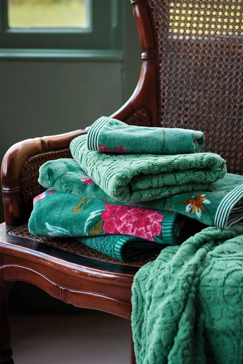 Badhanddoek Set/3 Les Fleurs 55X100 Cm