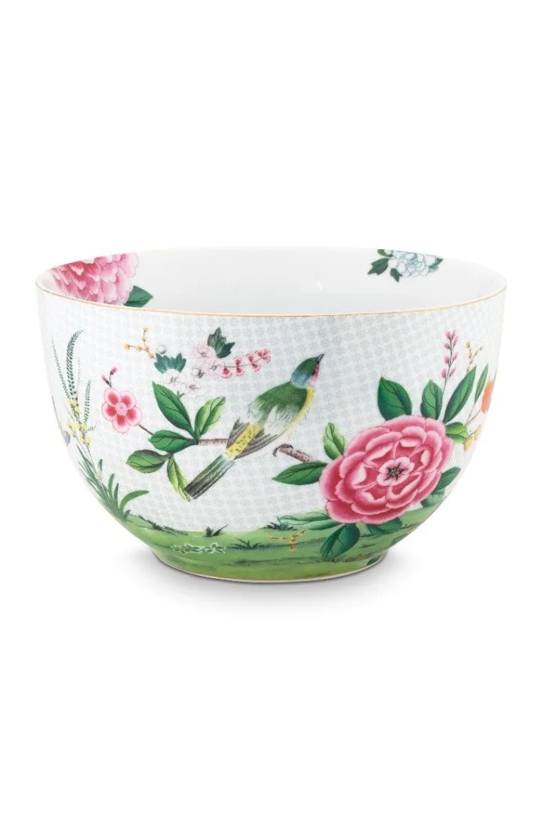 Blushing Birds Grote Kom Wit 23 Cm
