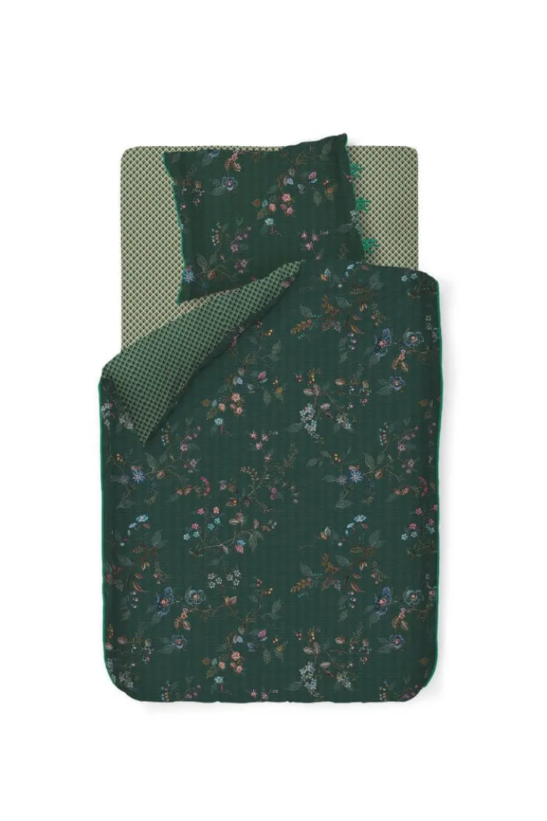 Dekbedovertrek Kawai Flower Donker