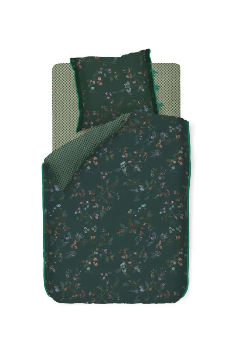 Dekbedovertrek Kawai Flower Donker
