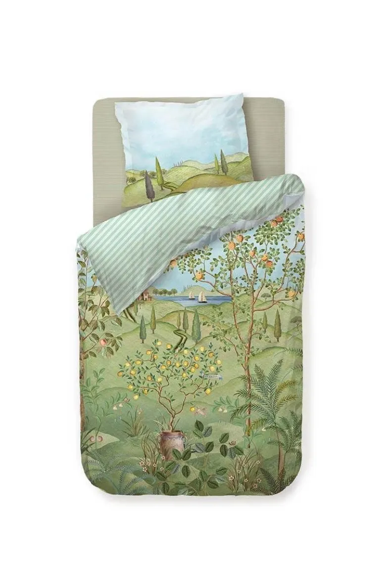 Dekbedovertrek La Campagna Groen