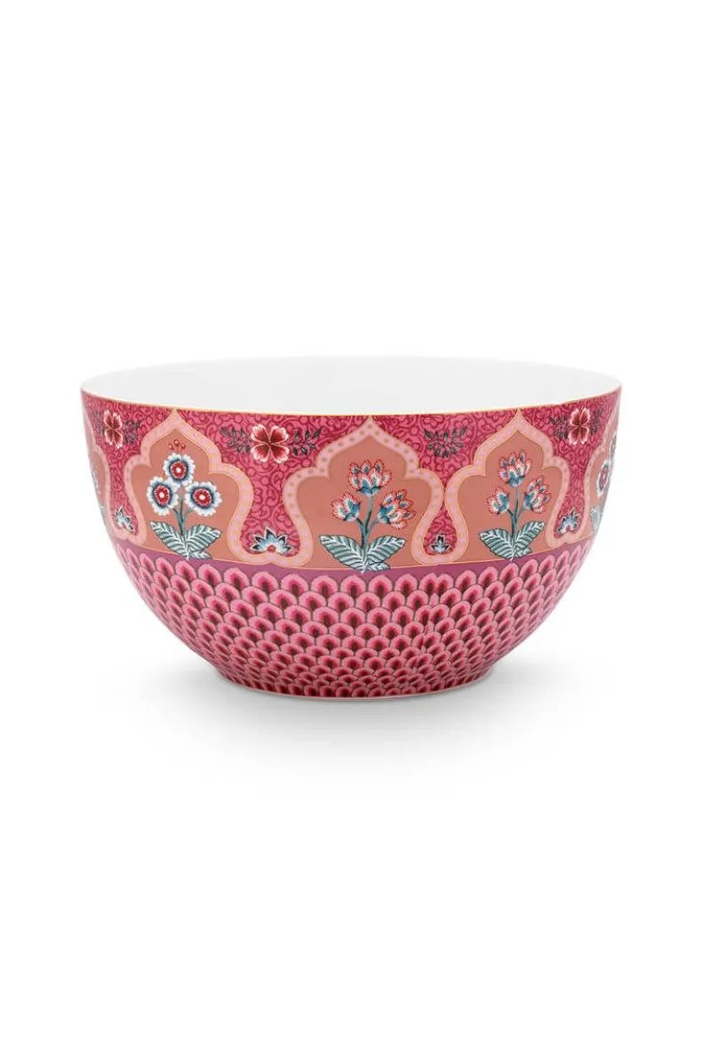 Flower Festival Kom Donker 18 Cm