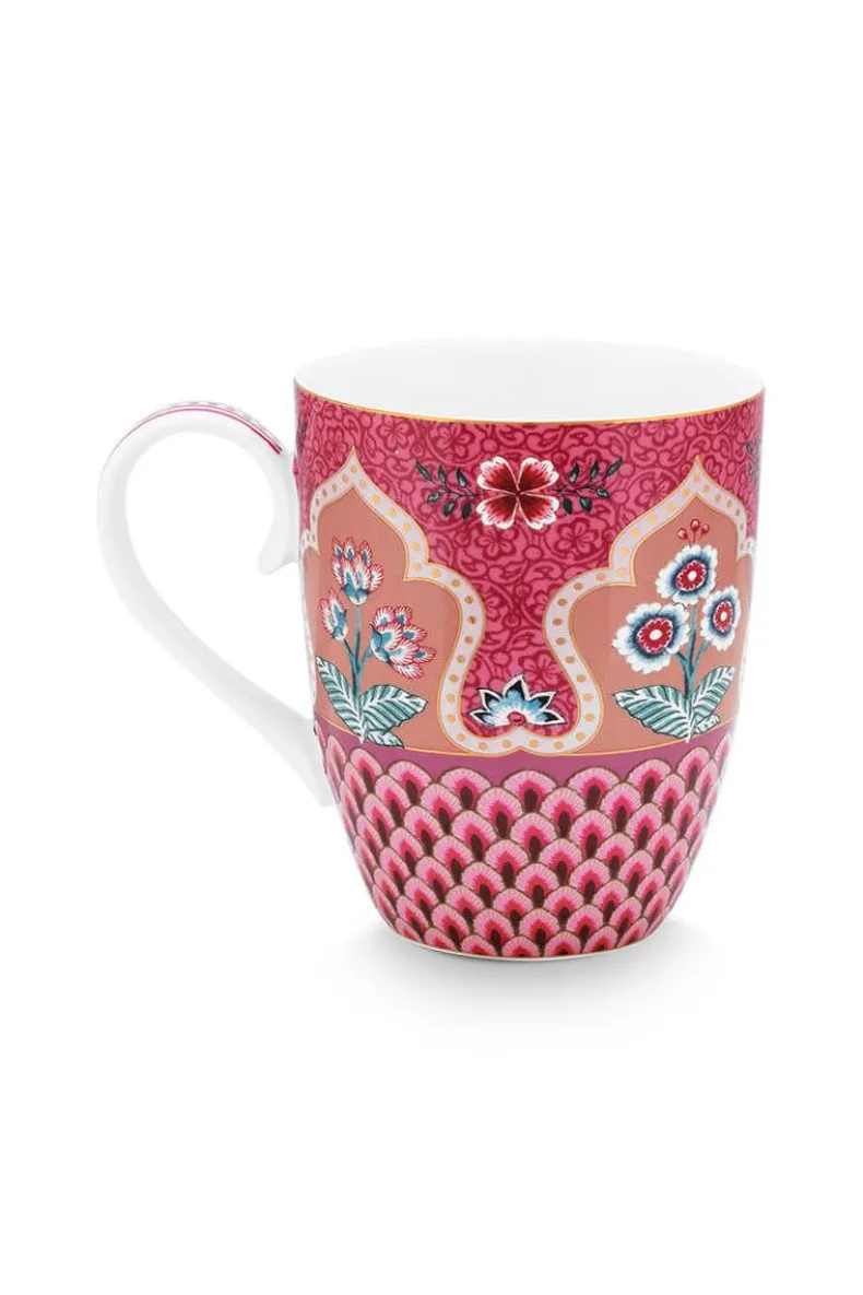 Flower Festival Mok Groot Deco Donker