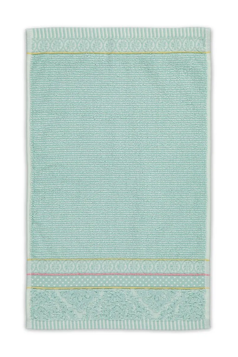 Gastendoek Set/3 Soft Zellige Blue 30X50 Cm