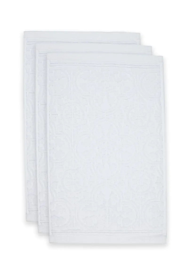 Gastendoek Set/3 Tile De Pip 30X50 Cm