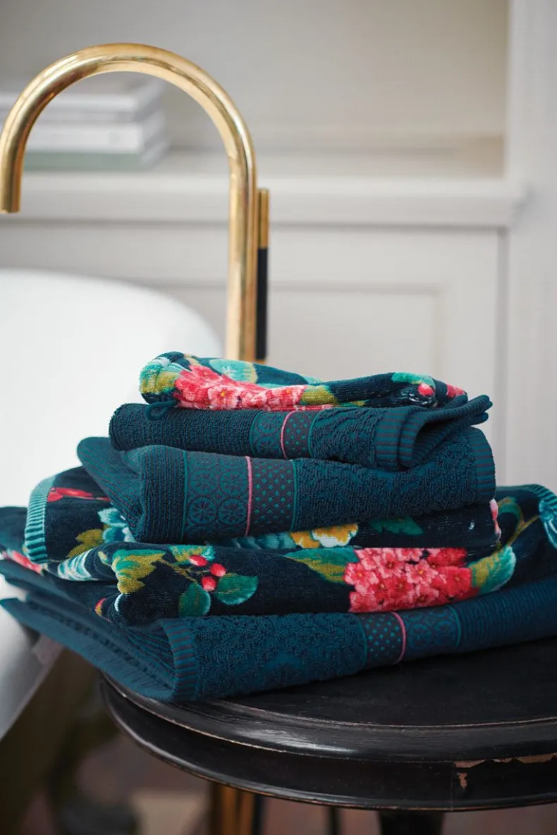 Grote Handdoek Soft Zellige Donker 70X140