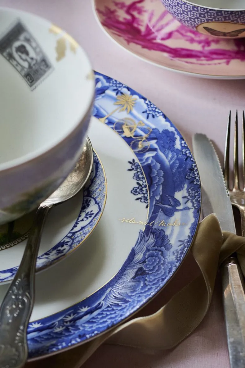 Heritage Dinerbord Grens Blauw 26.5 Cm