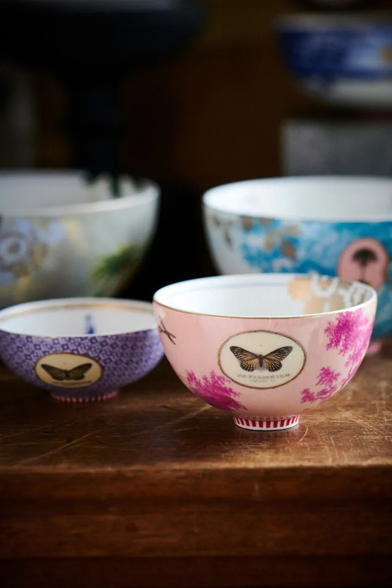 Heritage Kom Geverfd Roze 12 Cm