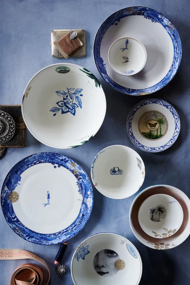 Heritage Kom Grens Blauw 20 Cm