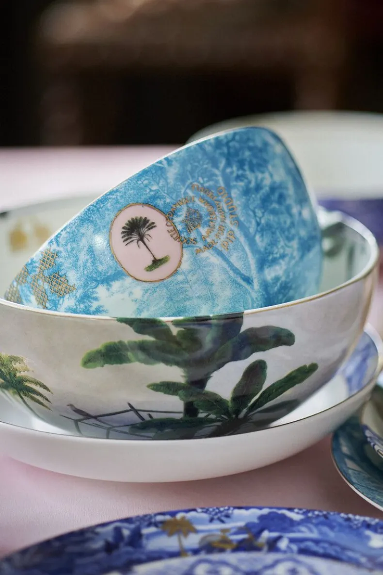 Heritage Kom Palm Groen 23 Cm