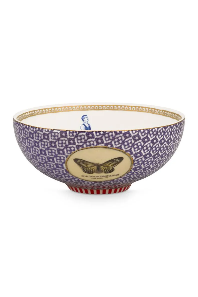 Heritage Kom Tegels Blauw 11 Cm