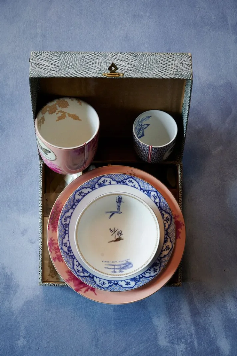 Heritage Kom Tegels Blauw 11 Cm