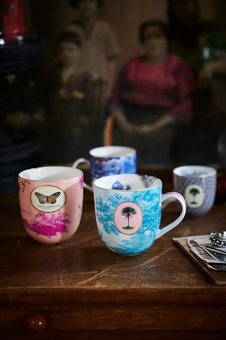 Heritage Mok Klein Grens Blauw