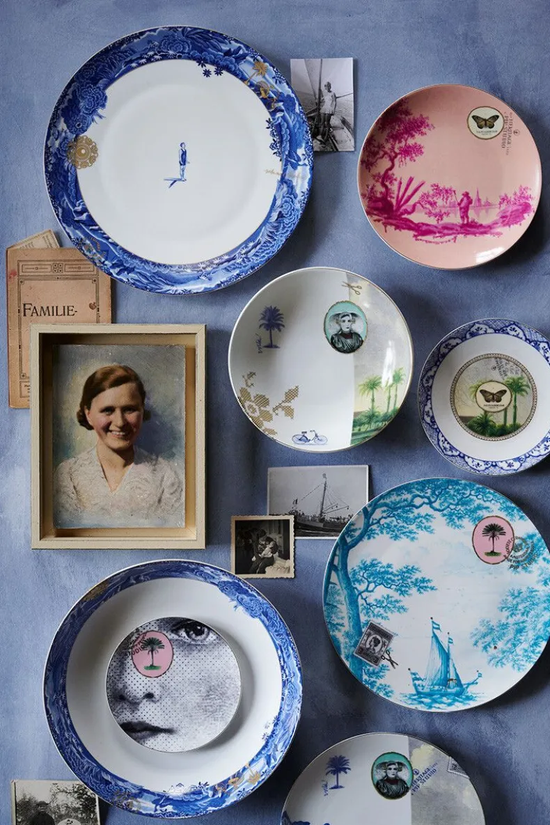 Heritage Soepbord Grens Blauw 25.5 Cm