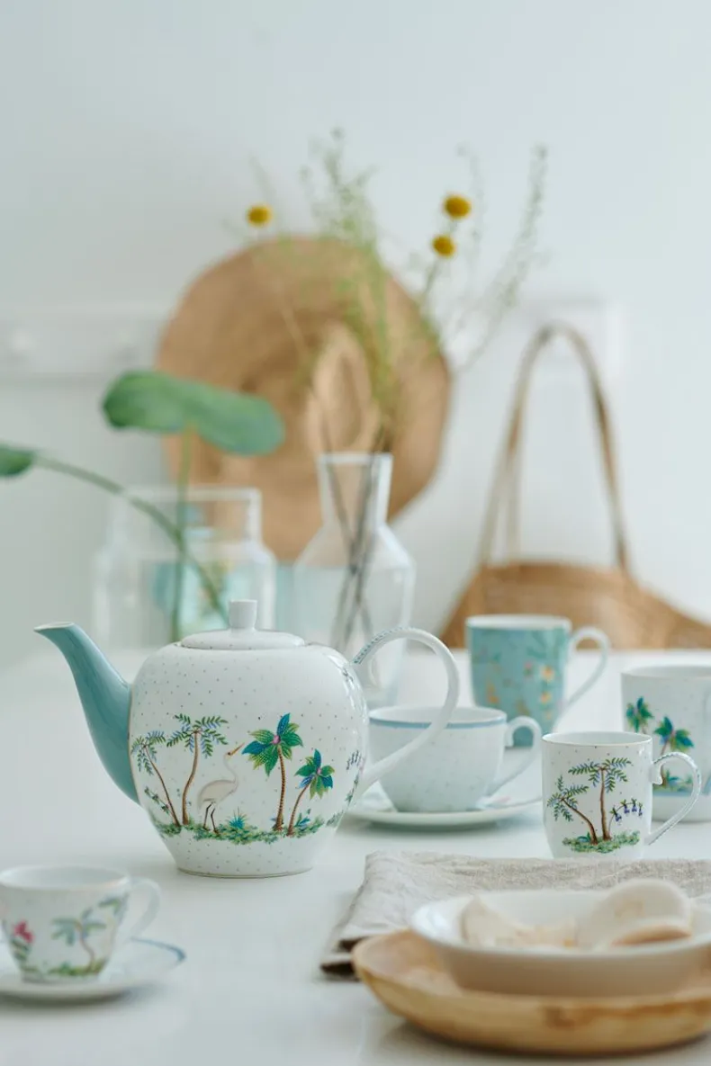 Jolie Set/3 Thee Set Groot Flowers