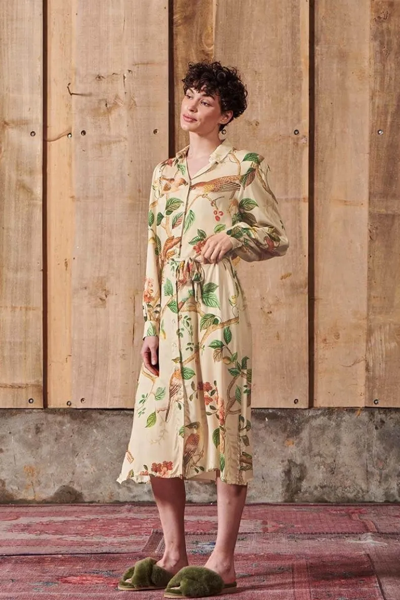 Jurk Lange Mouw Good Nightingale Zand