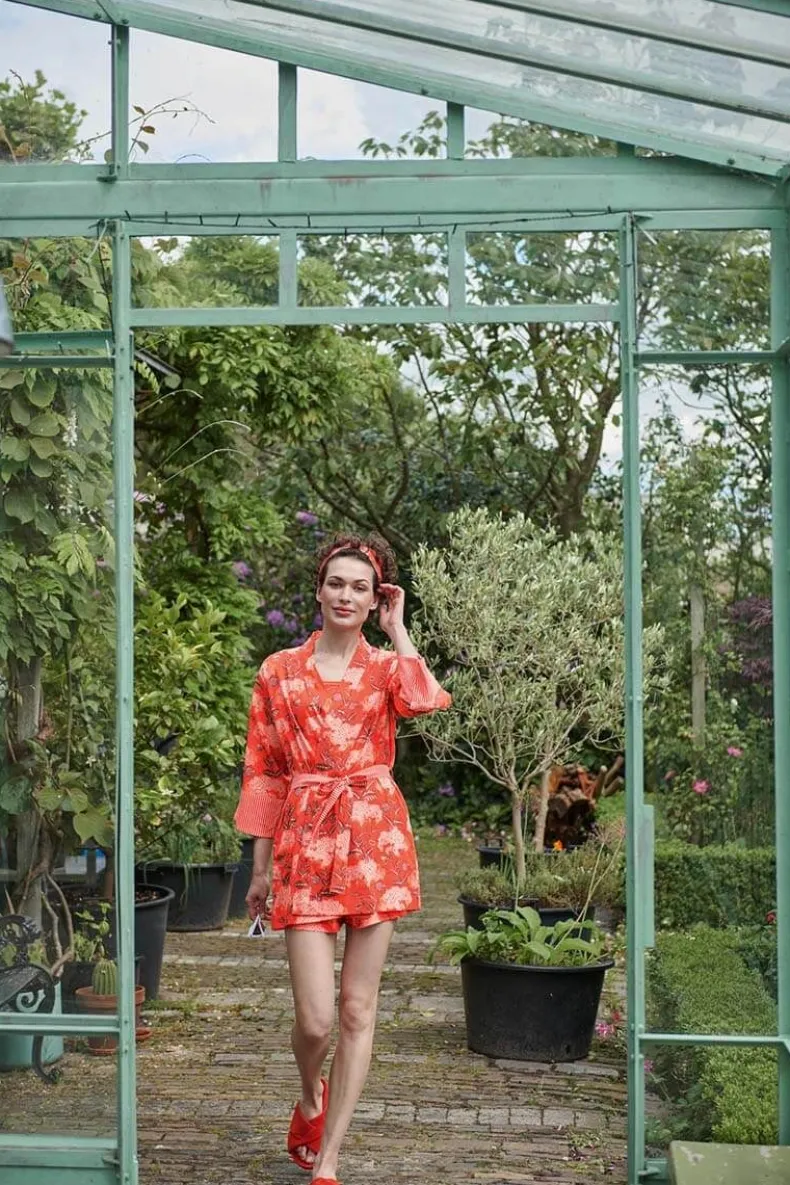 Kimono Flora Firenze Koraal