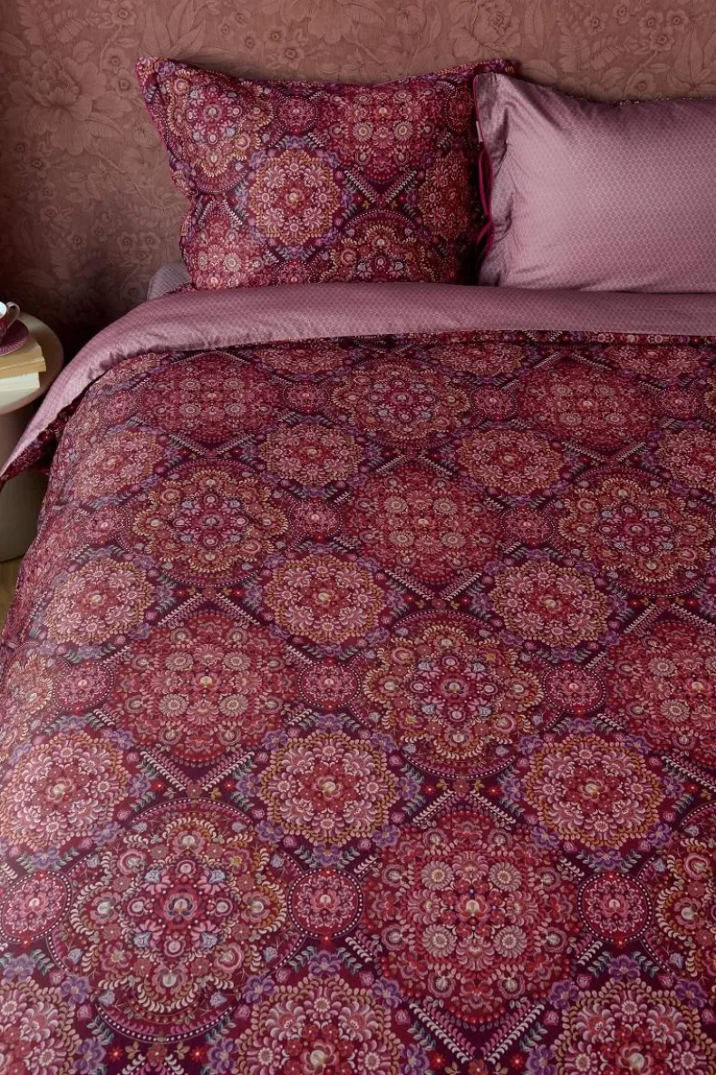 Kussensloop Il Mosaico Donkerrood