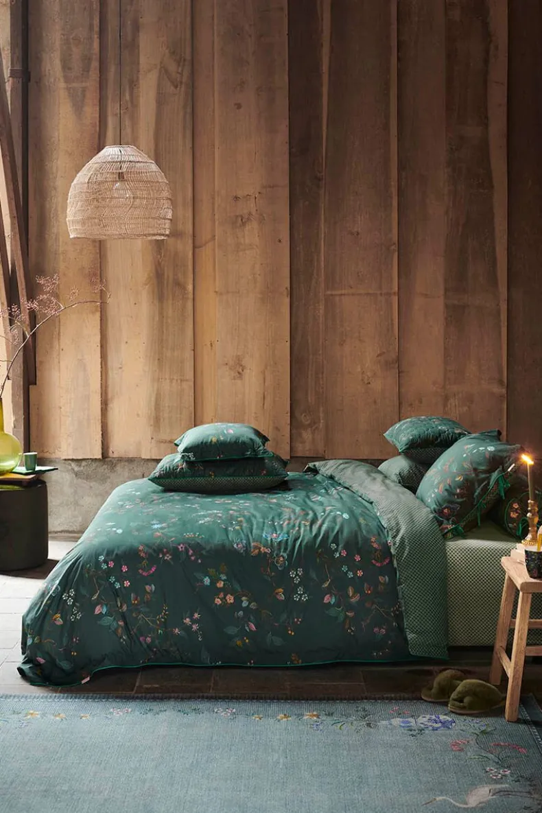 Kussensloop Kawai Flower Donker