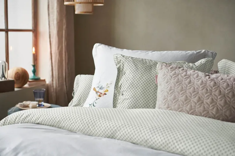 Kussensloop Little Birds Wit