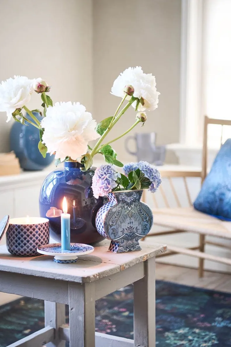 Kyoto Festival Kaarshouder Blauw 14Cm