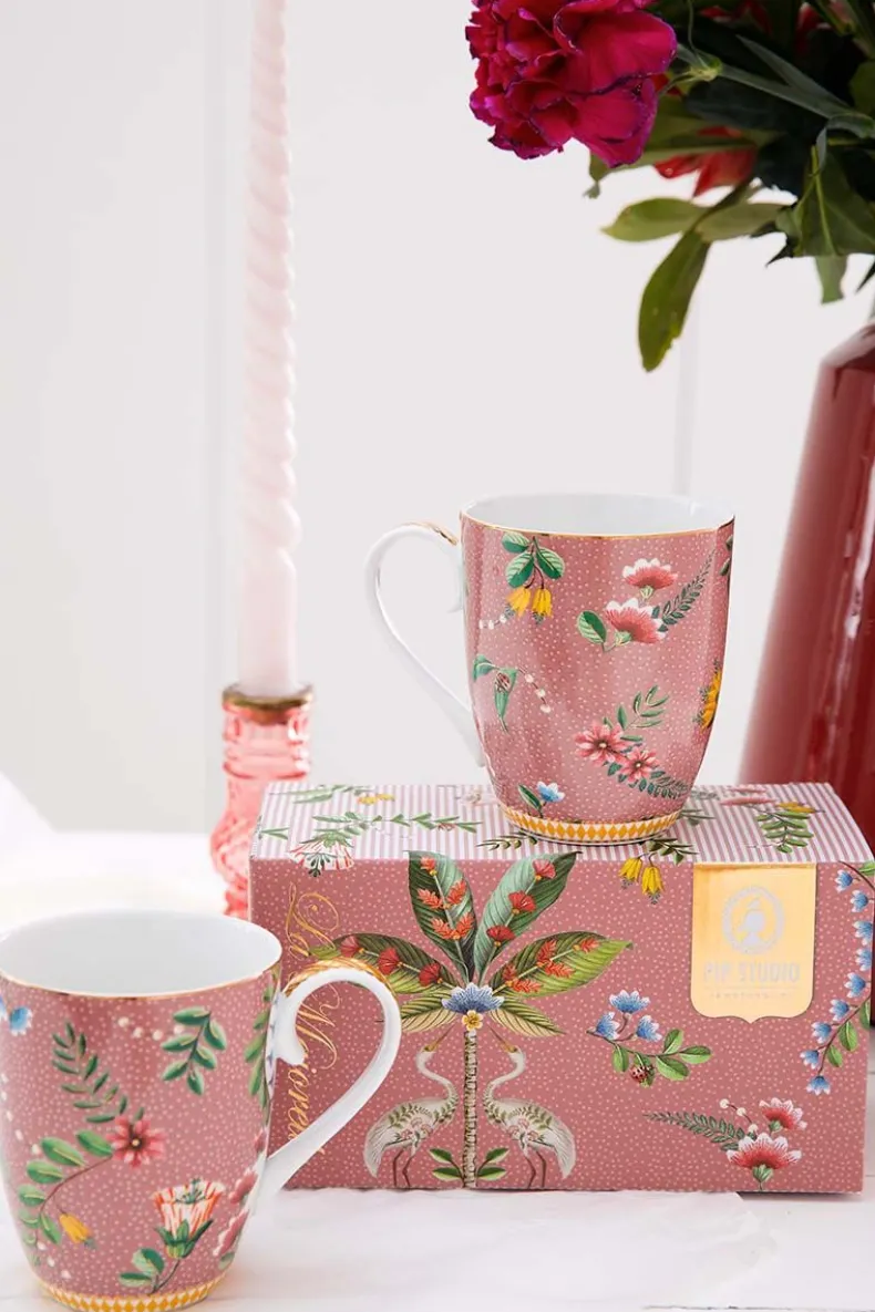 La Majorelle Set/2 Mokken Groot Roze