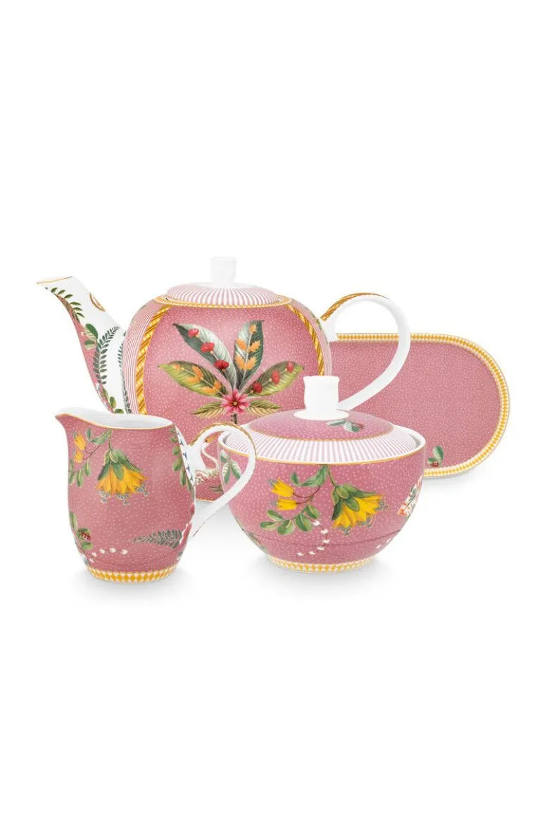 La Majorelle Thee Set/4 Roze