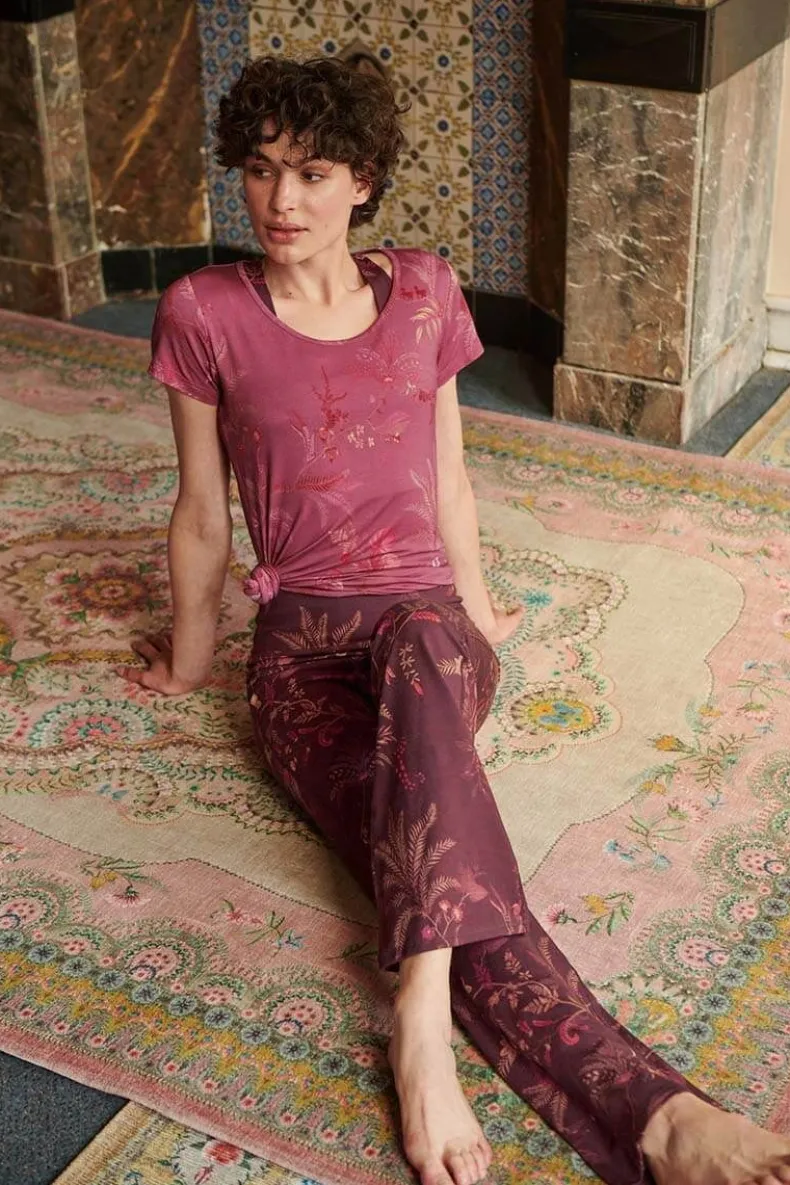 Lange Flared Sportlegging Isola Donker