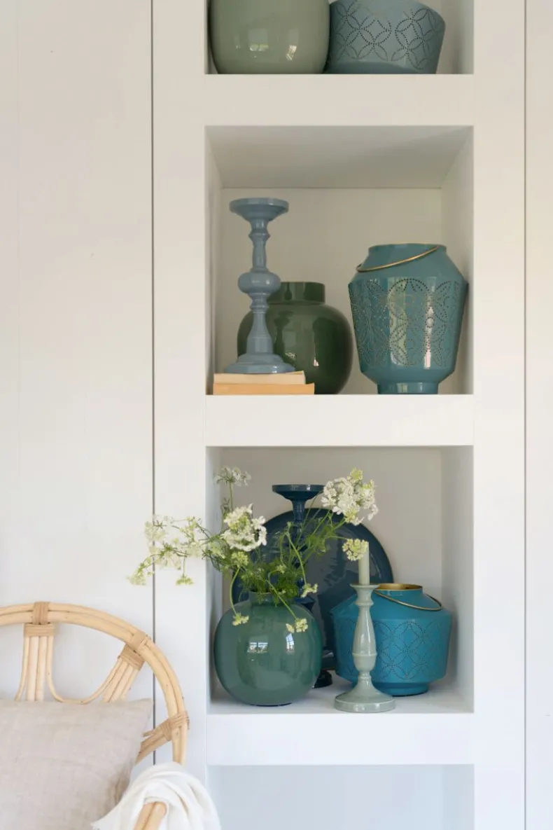 Lantaarn Geemailleerd Donker 29 Cm