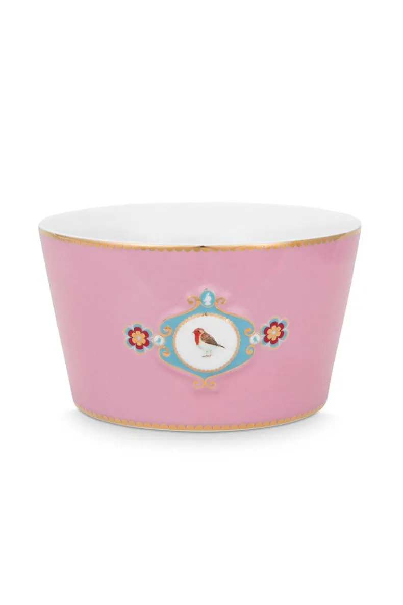 Love Birds Kom Roze 15 Cm