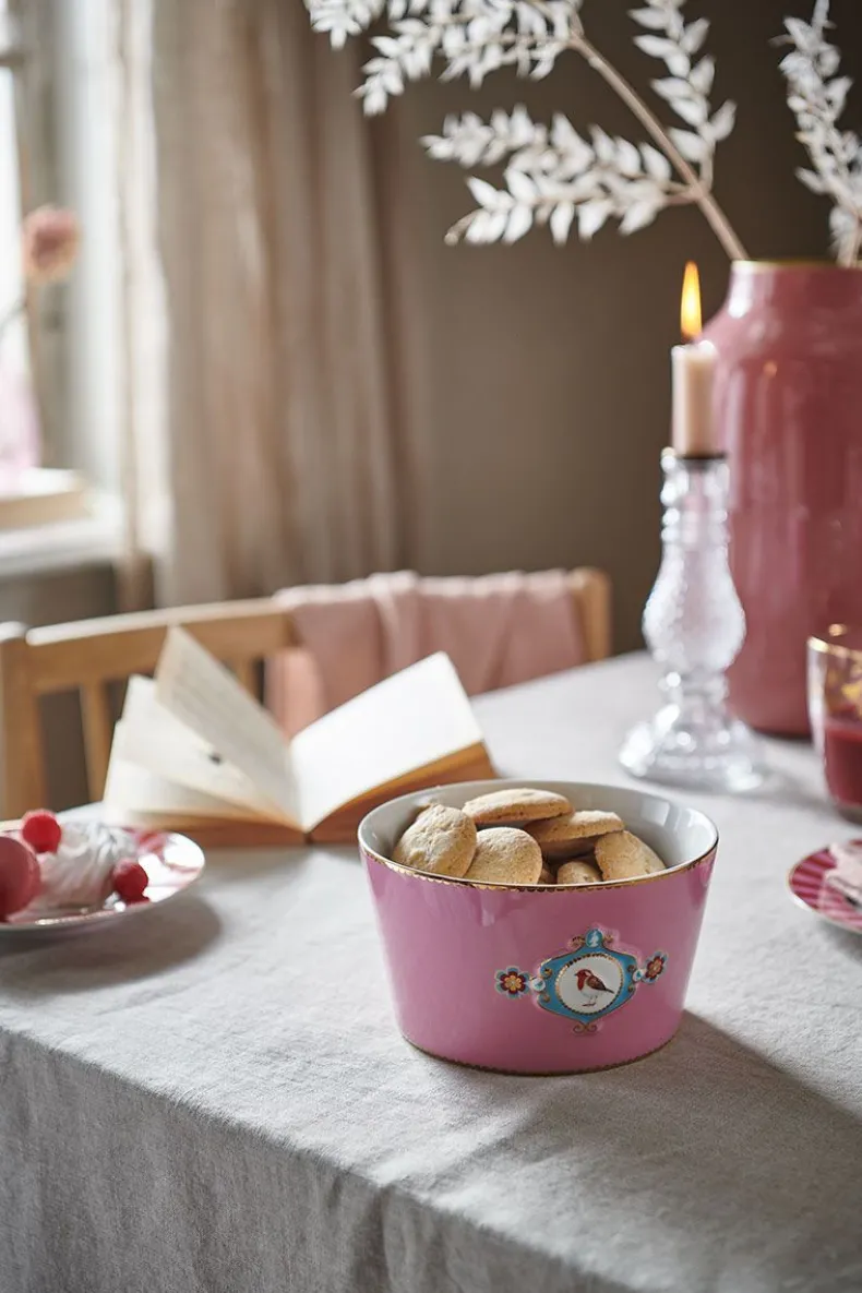 Love Birds Kom Roze 15 Cm