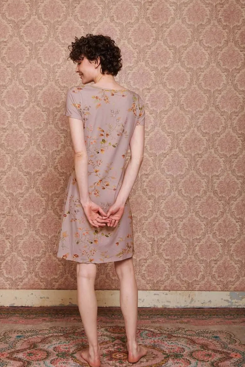 Nachthemd Korte Mouw Kawai Flower Licht