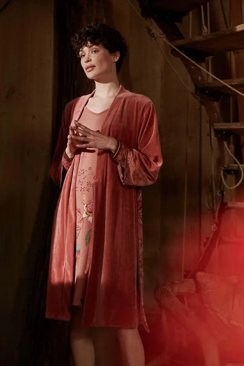 Nachthemd Lange Mouw Tokyo Bouquet Terra Roze