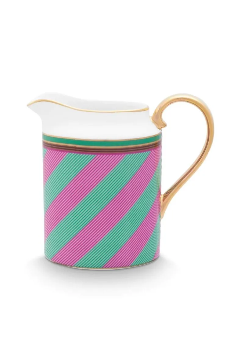 Pip Chique Stripes Kan Klein Roze/Groen