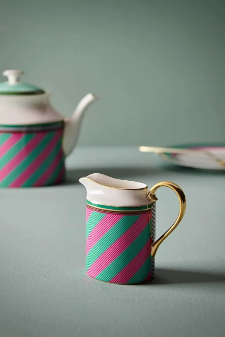 Pip Chique Stripes Kan Klein Roze/Groen