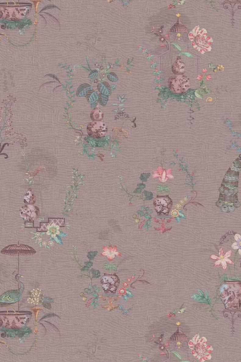 Pip Studio Chinese Porcelain Vinylbehang Mauve