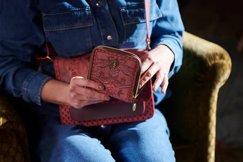 Portemonnee Vierkant Kyoto Festival Donker