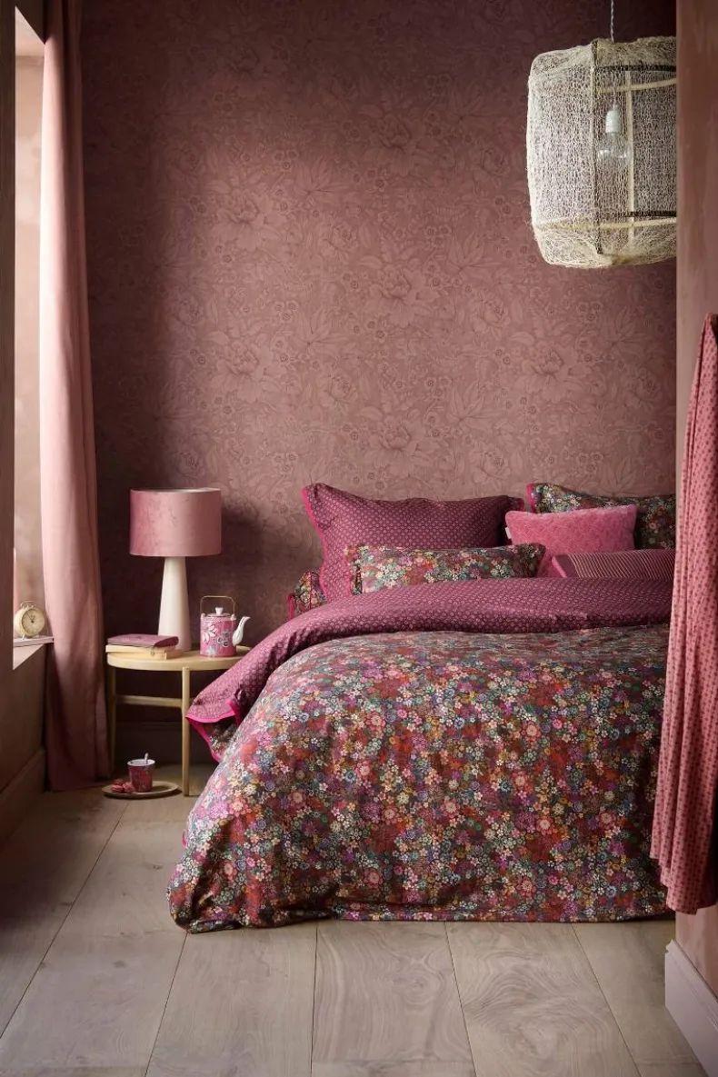 Rechthoekig Sierkussen Tutti I Fiori Donkerrood