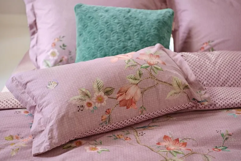 Rechthoekig Sierkussen Okinawa Lila