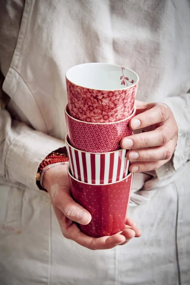 Royal Stripes Mok Tegels Donker