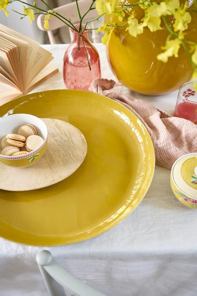 Schaal Geemailleerd Oker 40Cm