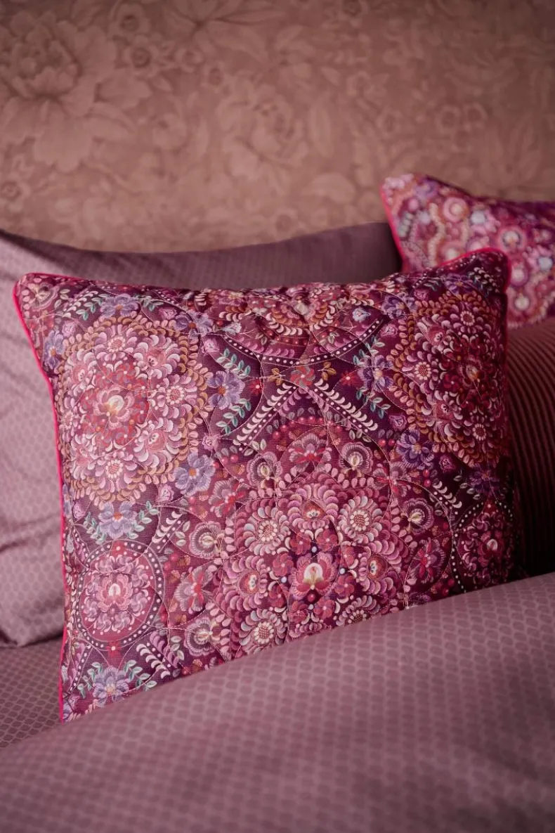 Sierkussen Quilted Il Mosaico Donkerrood