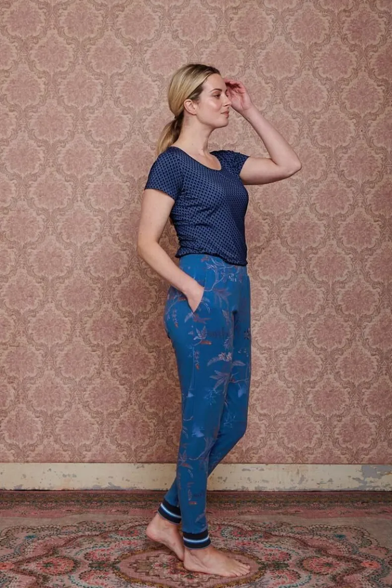 Sport Top Korte Mouw Suki Kobalt