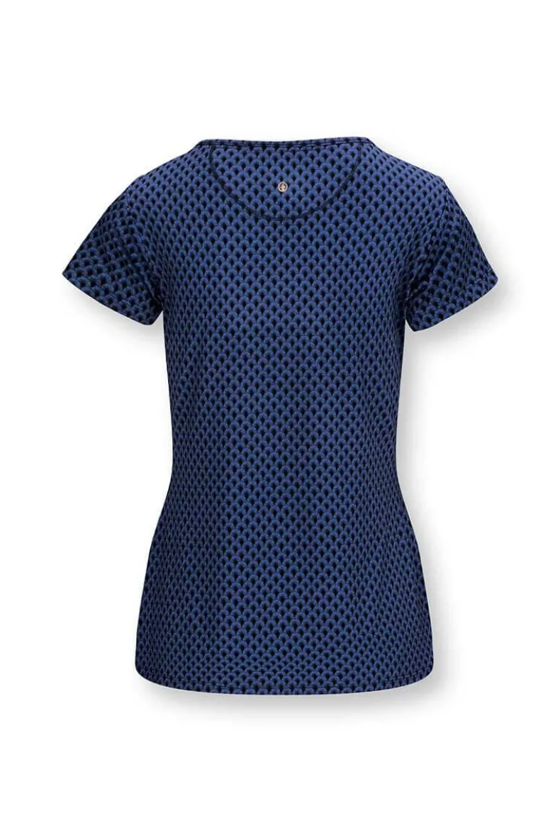 Sport Top Korte Mouw Suki Kobalt