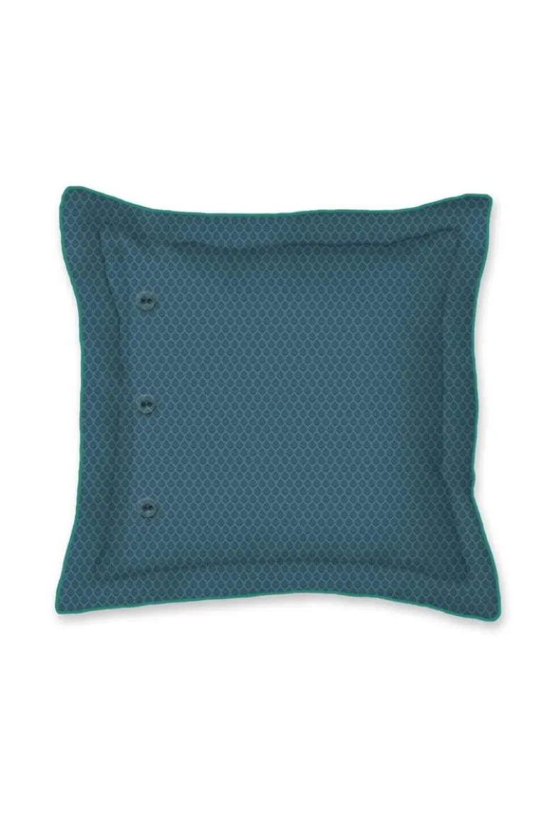 Vierkant Sierkussen Il Paradiso Donkerblauw