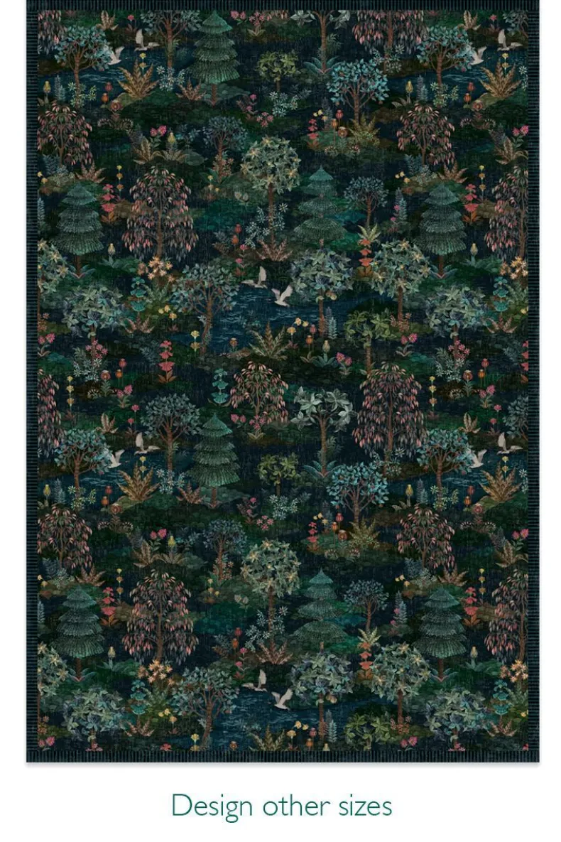 Vloerkleed Pip Garden By Pip Donkerblauw